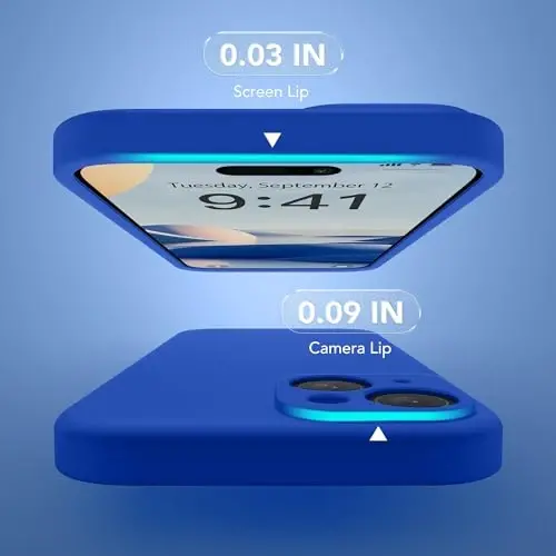 SuydanBox Magnetic for iPhone 15 Case, Compatible with MagSafe, [Screen Protector + Full Camera Protection], Silicone Shockproof Anti-Scratch Protective Phone Case for iPhone 15 6.1