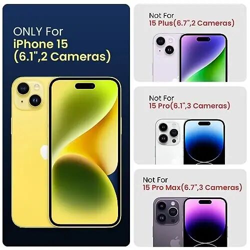 iPhone 15 Kılıfı için Tasarlanmış FireNova, Geliştirilmiş Silikon [Kamera Koruması] Telefon Kılıfı [2 Ekran Koruyucu] Yumuşak Anti-Çizik Mikrofiber Astarlı İç, 6,1 inç, Kireç Yeşili 