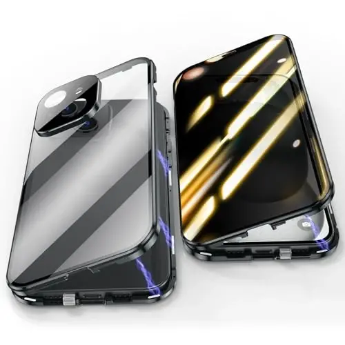 Jonwelsy Anti Peeping Case for iPhone 15 Plus (6.7