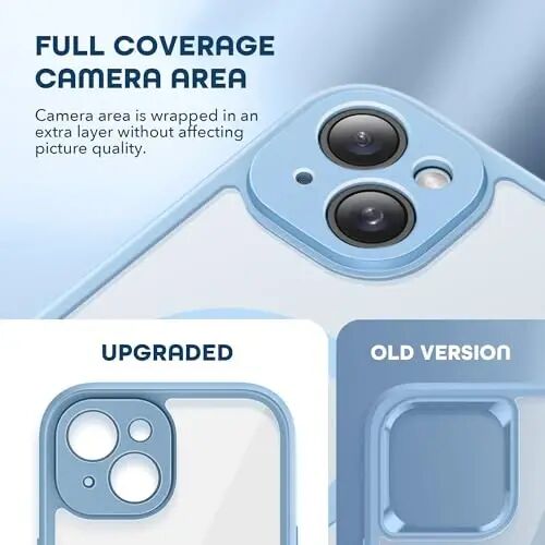 iPhone 15 Plus için TIESZEN Kılıfı, MagSafe ile Uyumlu, Dahili Gizlilik Ekran Koruyucu ve Kamera Koruması, Casus Önleyici Tam Gövde Toz Geçirmez Darbeye Dayanıklı Sert Telefon Kılıfı 6,7