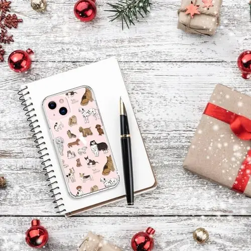 bicol Compatible with iPhone 15 Plus Case, Crystal Acrylic Clear with Fashionable Pattern Designs for Girls Women, Slim Fit Shockproof Protective Phone Cover 6.7 inch,Tropical Leaves - 6