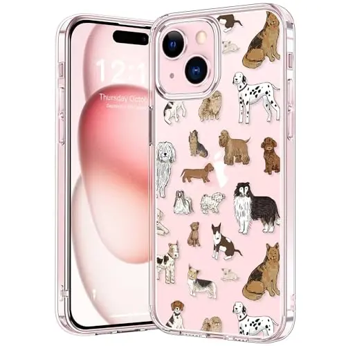 bicol Compatible with iPhone 15 Plus Case, Crystal Acrylic Clear with Fashionable Pattern Designs for Girls Women, Slim Fit Shockproof Protective Phone Cover 6.7 inch,Tropical Leaves 