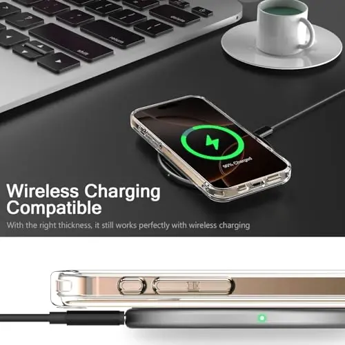 iPhone 15 Plus uchun mos keladigan g'ilof, qizlar va ayollar uchun moda naqshli kristall akril tiniq, ingichka, zarbaga chidamli himoya telefon qopqog'i 6,7 dyuym, Alpaka - 4