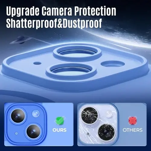 iPhone 15 Plus uchun Symcele dizayni, MagSafe bilan mos, maxfiylik ekran himoyachilari X2 bilan, [Kamera himoyasi] [15FT harbiy tomchi himoyasi] zarbga chidamli telefon qutisi, 6,7