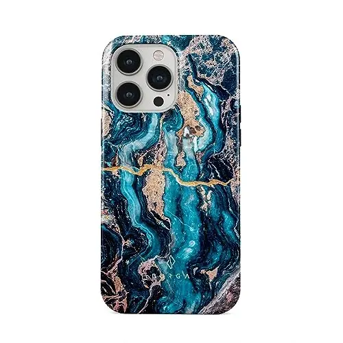 BURGA Phone Case for iPhone 15 Pro - Cute, Trendy, Aesthetic, Designer Pattern, 15pro Phone Cover, Hard Shell Protection - fits Apple iPhone 15 Pro Case for Women and Men 