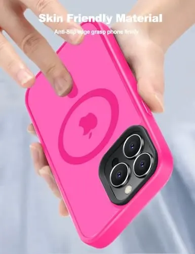 Tigowos for iPhone 15 Pro Magnetic Case Fits MagSafe Drop Resistant Shockproof Back Cover Fits iPhone 15 Pro Phone Cases 6.1