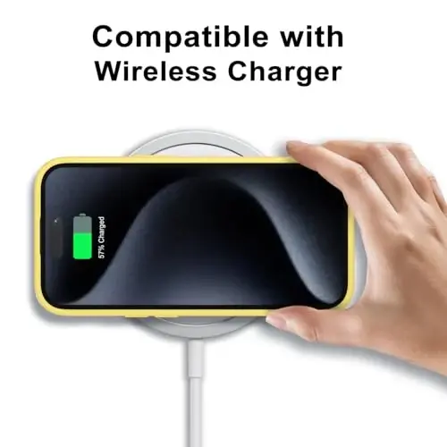 LoeoeL for iPhone 15 Pro Case Clear, Transparent Hybrid 15 Pro Phone Case [Hard Plastic & Soft Silicone Bumper] Acrylic Non Yellowing Thin Slim Protective Cover for Women, Yellow - 7