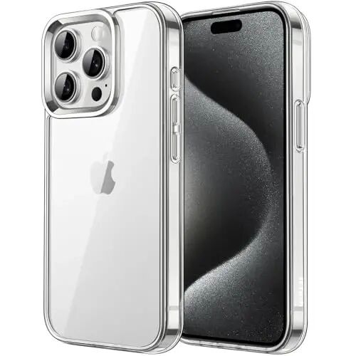 JETech Case for iPhone 15 Pro Max 6.7-Inch, Non-Yellowing Shockproof Phone Bumper Cover, Anti-Scratch Clear Back (Clear) - 1