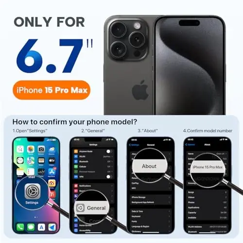 iPhone 15 Pro Max için Miracase Manyetik Kılıf, [Yumuşak Çizilmez Mikrofiber Astar], MagSafe Uyumlu, Sıvı Silikon Darbeye Dayanıklı Düşme Korumalı Telefon Kılıfı, 15 ProMax için, Turuncu - MIRACASE