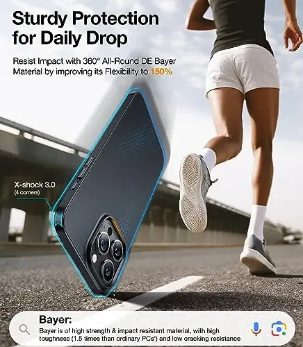 TORRAS Magnetic Slim-Fit for iPhone 15 Pro Max Phone Case, Ultra-Thin 15 ProMax Case Compatible with MagSafe, Matte Hard PC Cover Protective Anti-Fingerprint Anti-Scratch 2023, Black - 6