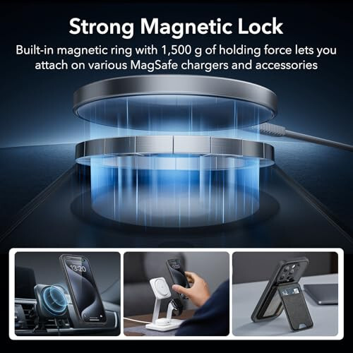 ESR for iPhone 15 Pro Max Case, Translucent Matte Case, Compatible with MagSafe, Military-Grade Protection, Classic Series, Frosted Black - 4