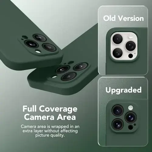 iPhone 15 Pro uchun SuydanBox magnitli gʻilofi, MagSafe bilan mos, [Toʻliq kamera himoyasi][Ekran himoyasi] Silikon zarbga chidamli himoya telefon gʻilofi iPhone 15 Pro 6.1