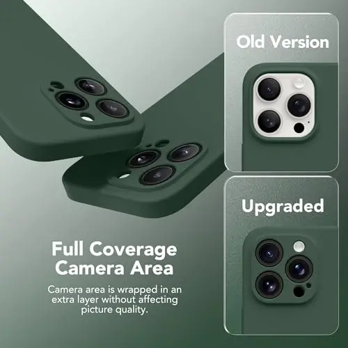 iPhone 15 Pro uchun SuydanBox magnitli gʻilofi, MagSafe bilan mos, [Toʻliq kamera himoyasi][Ekran himoyasi] Silikon zarbga chidamli himoya telefon gʻilofi iPhone 15 Pro 6.1