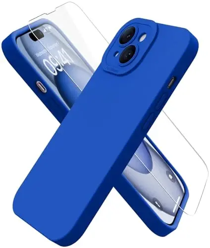 iPhone 15 uchun ekran himoyachisi bilan magnitli g'ilof - Simsiz zaryadlashga mos - Takomillashtirilgan kamera himoyasi - iPhone 15 6.1