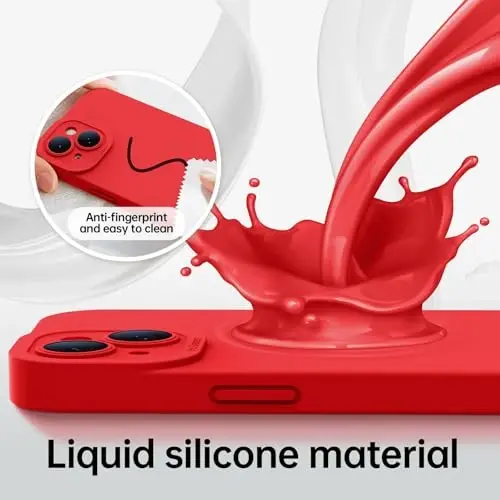 iPhone 15 uchun ekran himoyachisi bilan magnitli g'ilof - Simsiz zaryadlashga mos - Yaxshilangan kamera himoyasi - iPhone 15 6.1