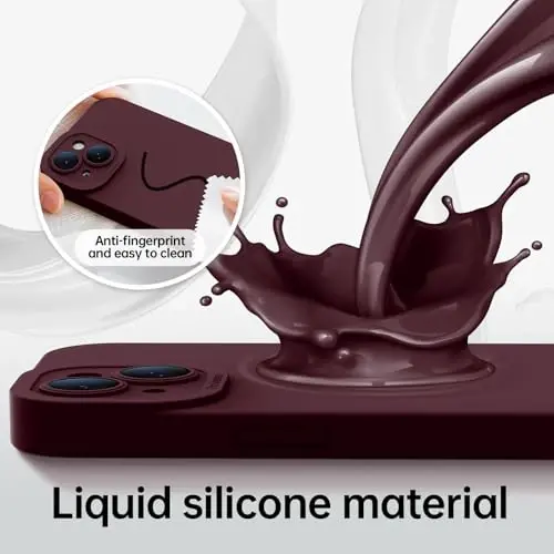 iPhone 15 uchun magnitli g'ilof, ekran himoyachisi bilan - simsiz zaryadlashga mos - takomillashtirilgan kamera himoyasi - iPhone 15 6.1