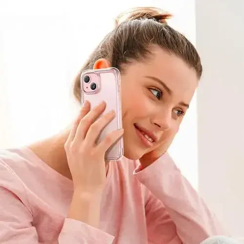 iPhone 15 uchun Mkeke g'ilofi tiniq, [Sarg'aymaydi] [Harbiy darajadagi tushishdan himoya] Apple iPhone 15 uchun zarbga chidamli bamperli tiniq ingichka telefon g'iloflari 2023 - 6