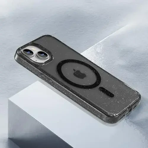 iPhone 15 uchun Tigowos yaltiroq gʻilofi MagSafe bilan mos keladi Dogʻ qoldirmaydi, sargʻaymaydi Zarba oʻtkazmaydigan taʼsirga qarshi gʻilof iPhone 15 telefon gʻiloflariga mos keladi 6,1