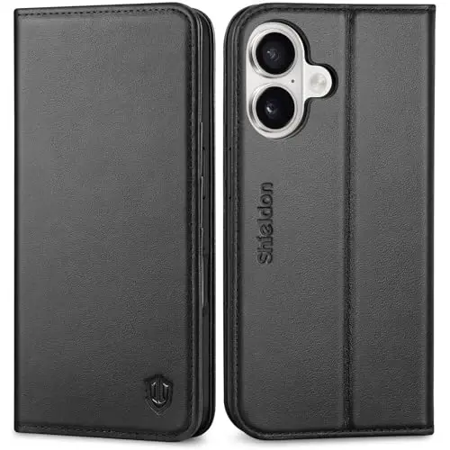 SHIELDON Wallet Case for iPhone 16 6.1