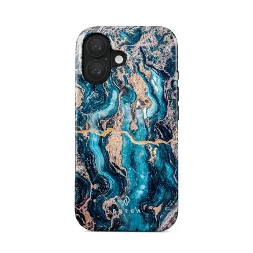 iPhone 16 için BURGA Telefon Kılıfı - Sevimli, Trend, Estetik, Desenli Telefon Kapağı, Sert Kabuk Koruma - Apple iPhone 16 Kılıfı Kadın ve Erkek için uygundur 
