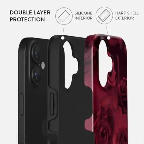 iPhone 16 için BURGA Telefon Kılıfı - Sevimli, Trend, Estetik, Desenli Telefon Kapağı, Sert Kabuk Koruması - Kadınlar ve Erkekler için Apple iPhone 16 Kılıfına uyar - 2
