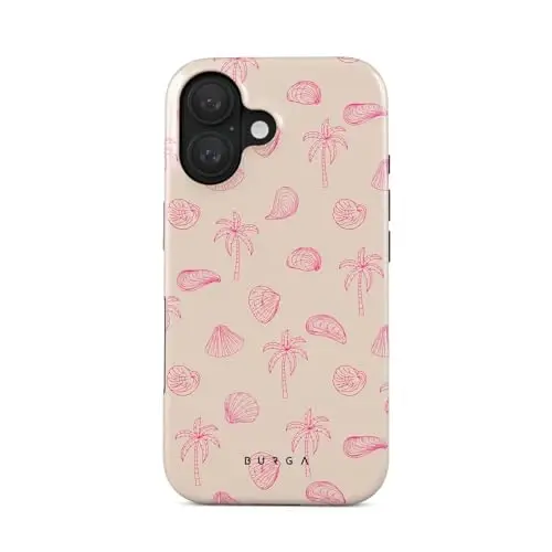 iPhone 16 için BURGA Telefon Kılıfı - Sevimli, Trend, Estetik, Desenli Telefon Kılıfı, Sert Kabuk Koruma - Kadınlar ve Erkekler için Apple iPhone 16 Kılıfına uygundur 