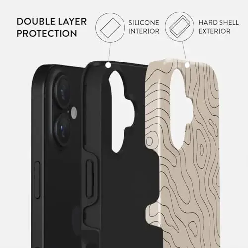 iPhone 16 için BURGA Telefon Kılıfı - Sevimli, Trend, Estetik, Desenli Telefon Kılıfı, Sert Kabuk Koruması - Kadın ve Erkekler için Apple iPhone 16 Kılıfına uyar - 2