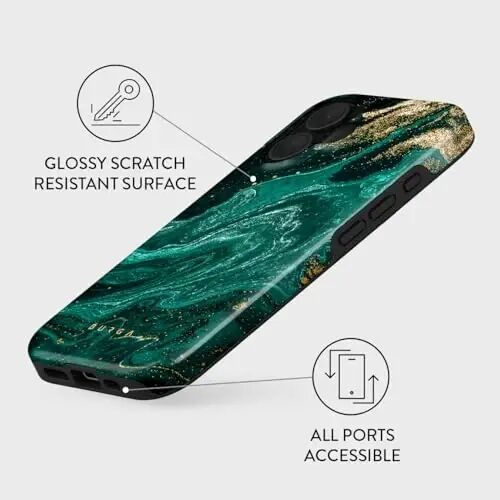 iPhone 16 için BURGA Telefon Kılıfı - Şirin, Trend, Estetik, Desenli Telefon Kılıfı, Sert Kabuk Koruma - Kadınlar ve Erkekler için Apple iPhone 16 Kılıfına uyar - 3