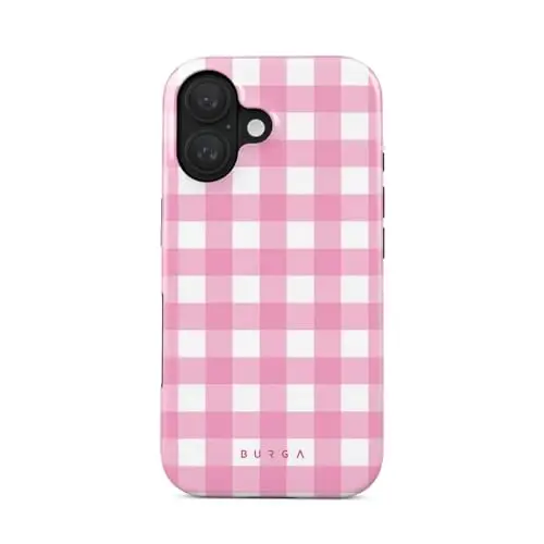 iPhone 16 için BURGA Telefon Kılıfı - Şirin, Trend, Estetik, Desenli Telefon Kılıfı, Sert Kabuk Koruma - Kadınlar ve Erkekler için Apple iPhone 16 Kılıfına uyar 