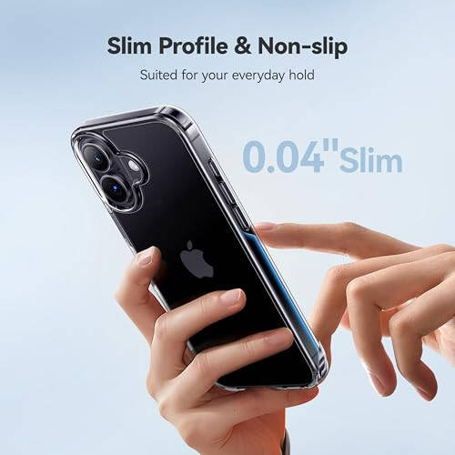 CASEKOO for iPhone 16 Case Crystal Clear, [100% Ultra-Clear Transparency] [12FT Mil-Grade Protection] [Anti-Yellow Tech] Transparent Slim Cover for iPhone 16 Case 6.1 inch, Clear - 9