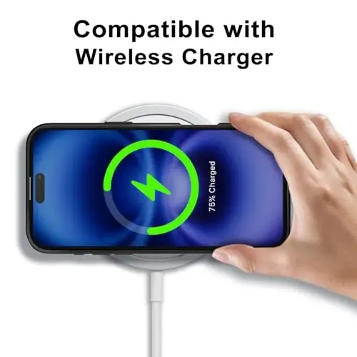 LoeoeL for iPhone 16 Case Clear, Transparent Hybrid 16 Phone Case [Hard Plastic & Soft Silicone Bumper] Acrylic Non Yellowing Thin Slim Protective Cover for Women, Black - 7