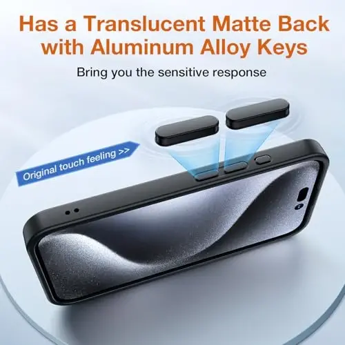 Yriklso Strong Magnetic Case for iPhone 16 Protective Shockproof Cover Phone Case for iPhone 16 6.1