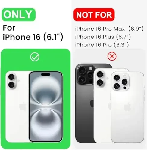 LOVE 3000 Designed for iPhone 16 Case, Premium Silicone with [Soft Anti-Scratch Microfiber Lining] Shockproof Protective Phone Case for Men Women Girls 6.1