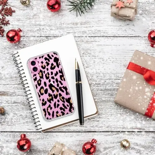 bicol for iPhone 16 Case with Screen Protector, Enhanced Camera Protection, Crystal Acrylic Clear with Fashionable Designs for Girls Women, Slim Fit Protective Phone Cover 6.1