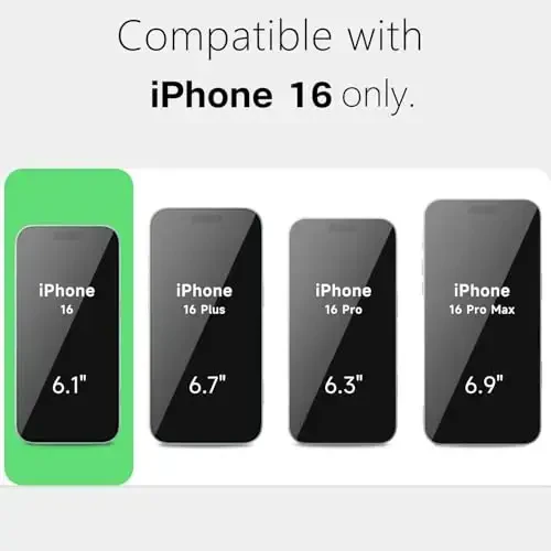 LoeoeL for iPhone 16 Case Clear, Transparent Hybrid 16 Phone Case [Hard Plastic & Soft Silicone Bumper] Acrylic Non Yellowing Thin Slim Protective Cover for Women, Light Blue - LOEOEL (1)