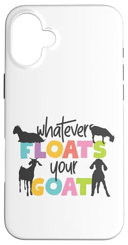 iPhone 16 Plus Футляр с детским приколом Whatever Floats Your Goat - 1