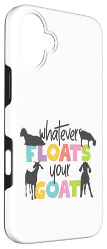 iPhone 16 Plus Футляр с детским приколом Whatever Floats Your Goat - 3