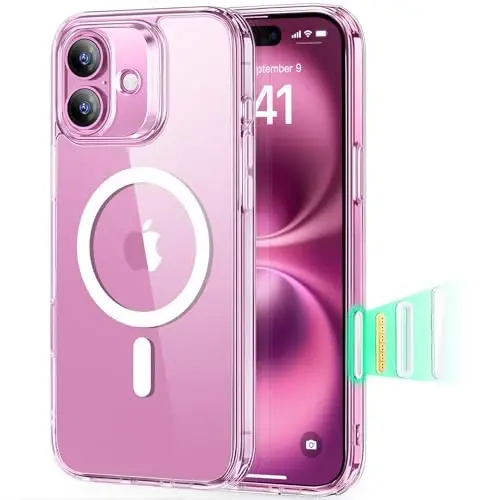 ESR for iPhone 16 Plus Case for MagSafe, Camera Control, Clear | Ultra Slim, 3X Military-Grade Drop Protection, Magnetic Phone Case, Impact Absorbing, Resists Scratches 