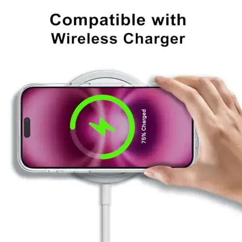 LoeoeL for iPhone 16 Plus Case Clear, Transparent Hybrid 16 Plus Phone Case [Hard Plastic & Soft Silicone Bumper] Acrylic Non Yellowing Thin Slim Protective Cover for Women, Crystal Clear - 10