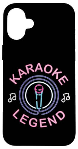 iPhone 16 Plus Karaoke Şarkıcısı 80'ler Retro Karaoke Efsanesi Kılıfı - 1