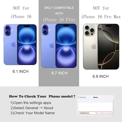 FABSPARK Phone Case for iPhone 16 Plus Case,Transparent Clear Solid Color Curly Wave Frame Soft Silicone Shockproof Protective TPU Cover for iPhone 16 Plus,Purple - 3