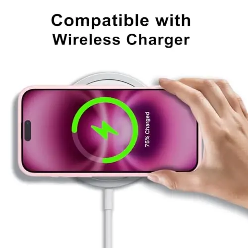 LoeoeL for iPhone 16 Plus Case Clear, Transparent Hybrid 16 Plus Phone Case [Hard Plastic & Soft Silicone Bumper] Acrylic Non Yellowing Thin Slim Protective Cover for Women, Light Pink - 8