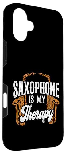 iPhone 16 Plus Saxophone Saxophone Is My Therapy Case - 3