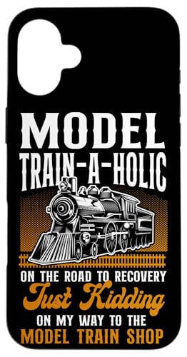 iPhone 16 Plus Steam Train Driver Trainspotting Locomotive Vintage Model Case - 1