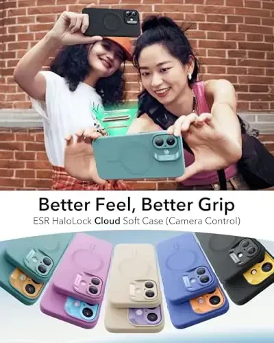 iPhone 16 Plus uchun MagSafe bilan ESR g‘ilofi, magnit zaryadlashni qo‘llab-quvvatlaydi, silliq va ingichka silikon g‘ilof, zarbga chidamli, to‘liq ekran va kamera himoyasi, yumshoq mikrofiber astar, Teal - 3