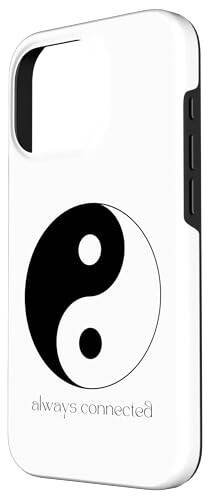 iPhone 16 Pro Always Connected Yin & Yang Zen - harmony saying Case - 2