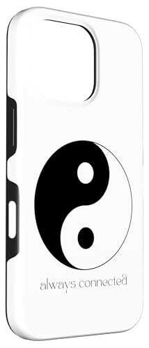 iPhone 16 Pro Always Connected Yin & Yang Zen - harmony saying Case - 3