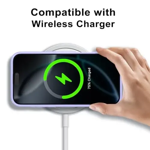 LoeoeL for iPhone 16 Pro Case Clear, Transparent Hybrid 16 Pro Phone Case [Hard Plastic & Soft Silicone Bumper] Acrylic Non Yellowing Thin Slim Protective Cover for Women, Purple Lavender - 10