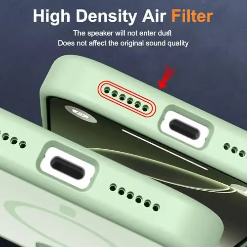 MOCCA Strong Magnetic for iPhone 16 Pro Phone Case, [Compatible with Magsafe][16FT Mil-Grade Drop Protection] Slim Thin Translucent Matte Protective Cover Case for iPhone 16 Pro Case, Light Green - 6