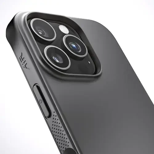 REBEL Air Case for iPhone 16 Pro [Air² Series] Strong MagSafe Compatible, Grippy Sides, Slim & Lightweight TPU Cover, Protective Corners, Raised Lens Ring, 6.3 Inch Phone 2024 (Black) - 5